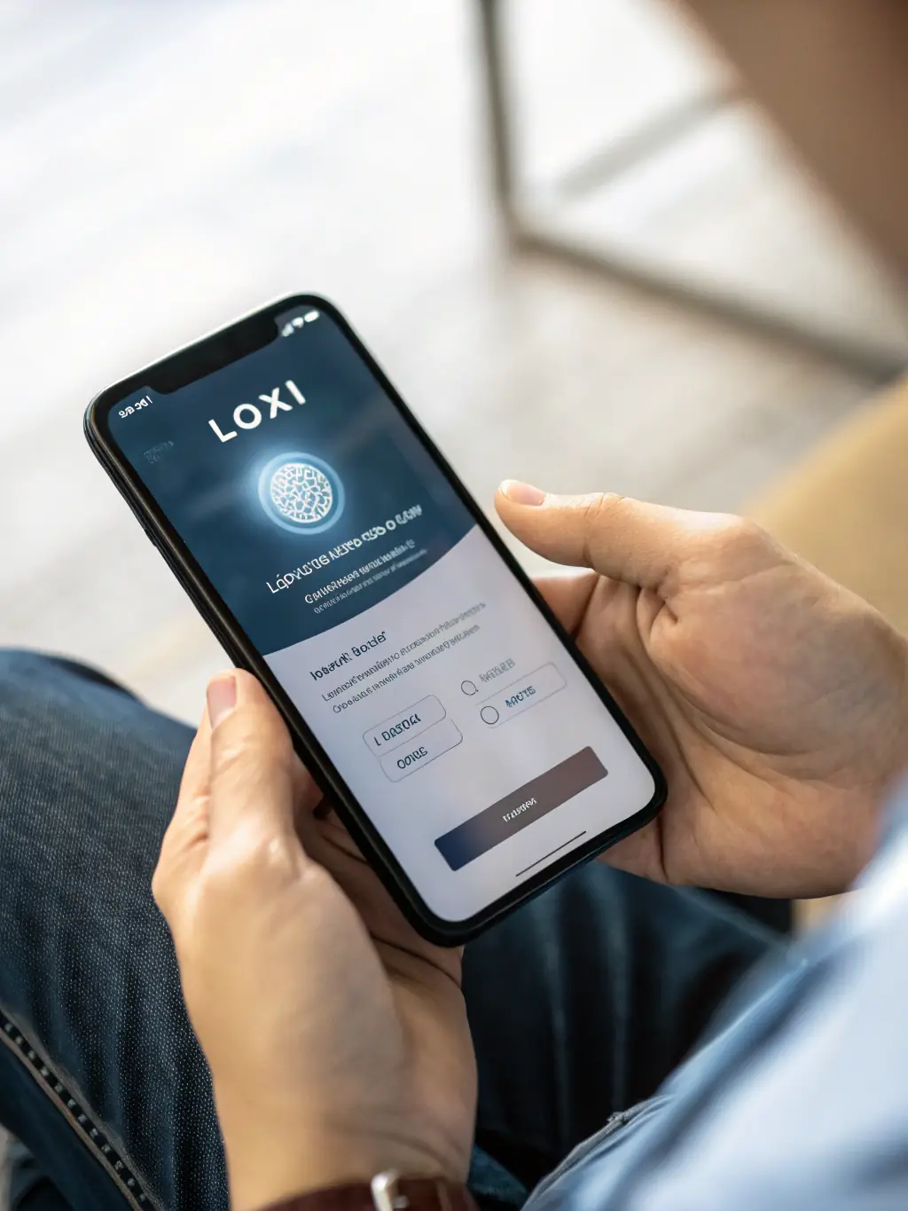 A smartphone displaying a locked account message on a crypto exchange app, symbolizing the inconvenience and worry of account restrictions.